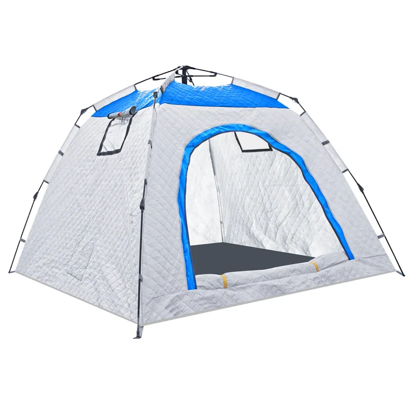 

Automatic ice fishing cotton tent, outdoor windproof and rainproof, ice fishing house, warm and thicker