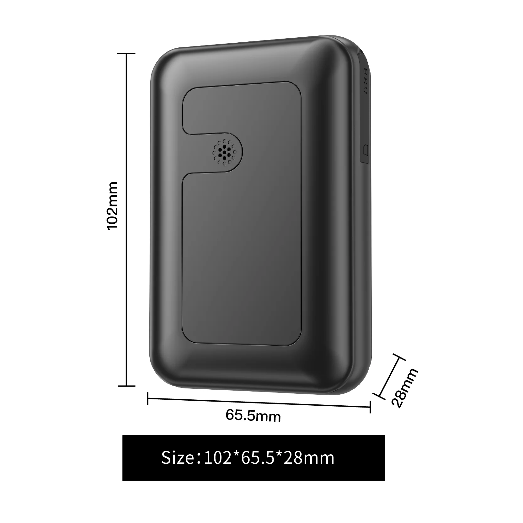 Wireless 4G GPS Mini Tracker Car-Mounted Personal Anti-Lost Device for Elderly & Children Remote Recording GSM GPRS Positioning