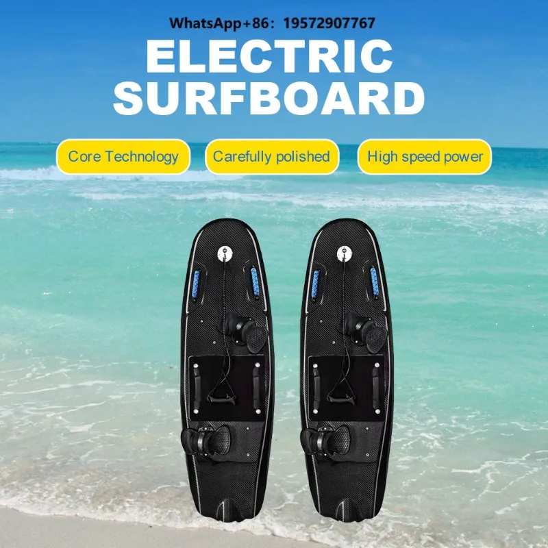 Intelligent Carbon Fiber Electric Surfboard Long Battery Life Jet Water Ski Board Motorized Power Board for Sea Use