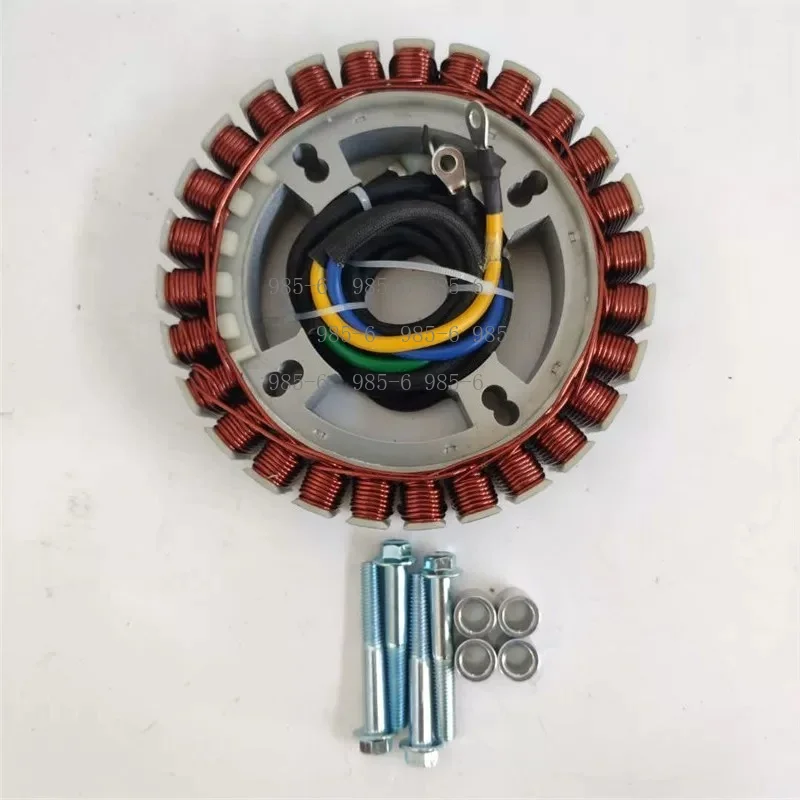 3KW 5KW AC Generator with 27 Pole Stator Coil, Electric Vehicle Range Extender, 24V/48V/60V/72V Available