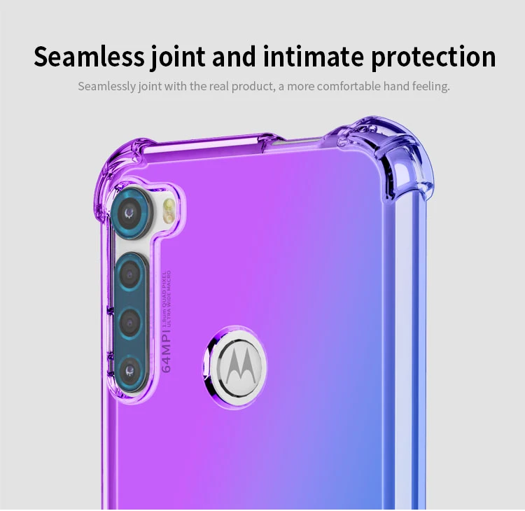 Moto One Fusion Plus Case,Shockproof Slim Ultra-Thin Flexible TPU Soft Silicone Anti-Drop Phone for Moto One 5G Ace Hyper