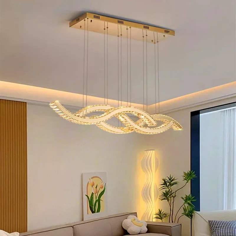 smart crystal pendant lights decoracao para casa moderna lampadas de salao para sala de estar iluminacao interna 01