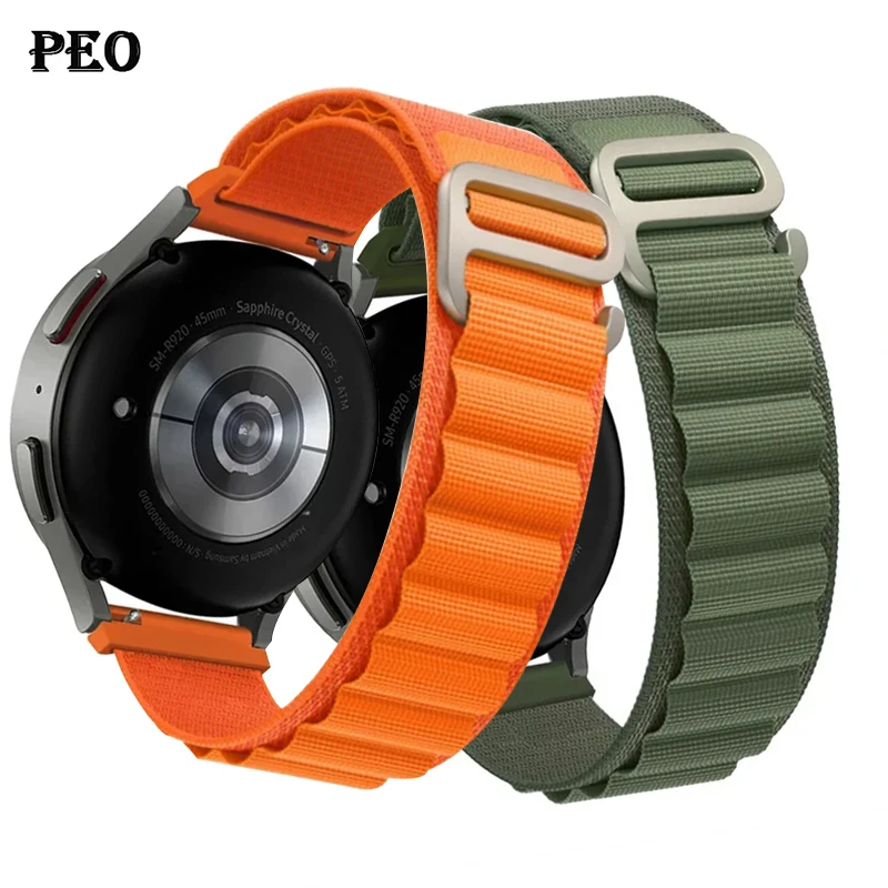 20mm watch band Alpine Loop for Samsung Galaxy Watch 7-6-4-Classic-5-Pro-Active 40mm 44mm sport 22mm bracelet Huawei GT 2 strap