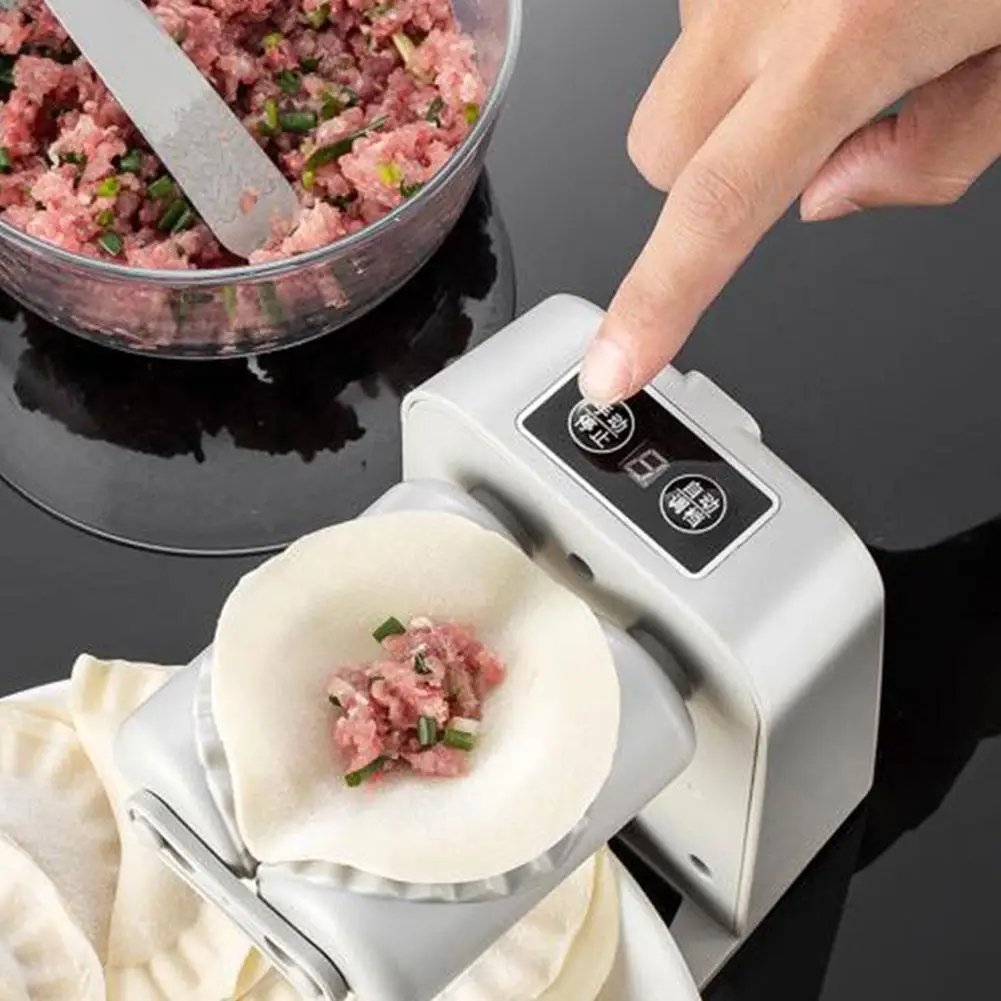 Automatic Electric Dumpling Maker Machine Dumpling Adjustable Speed Mould Dumpling Pressing Skin Accessories Kitchen Gadget H8L1