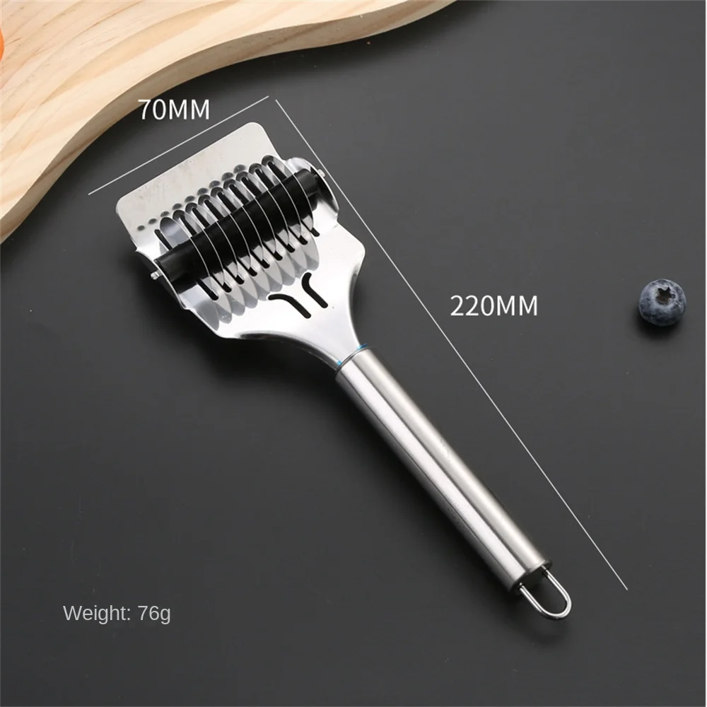 Pasta Machine Stainless Steel Manual Anti-skid Handle Black Silicone Spatula Stainless Steel Kitchen Noodle Machine