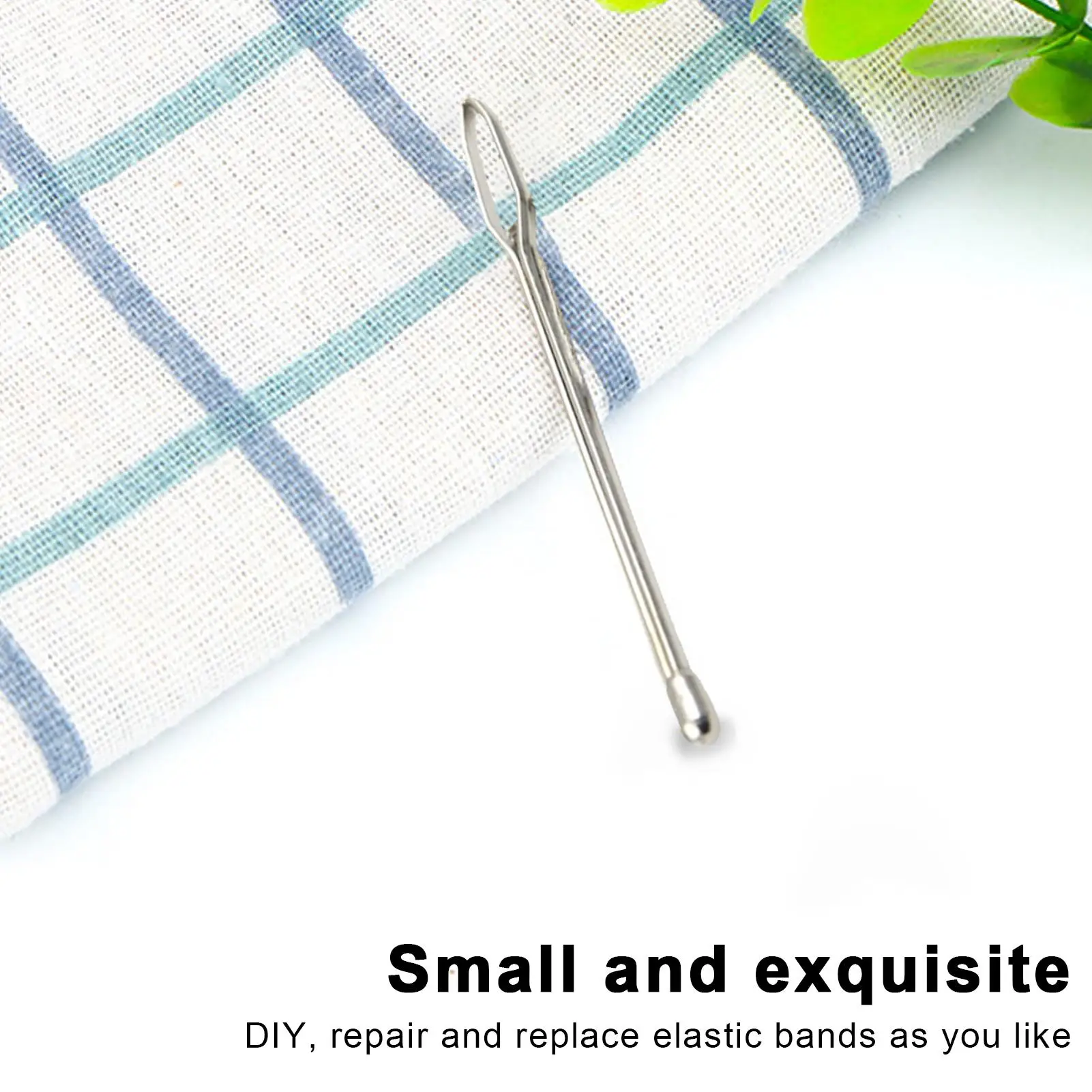2Pcs/set Elastic Threader Pull Through Needles Set Sewing Draw Cord Threader Replacement Multifunctional Sewing Tools