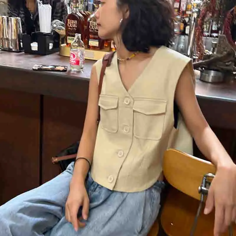 

Vests Waistcoats Thin Womens Vest Neck Top Winter Corduroy Anti-Freezing Pads Functional Tactical Splashproof Self-Heating Retro