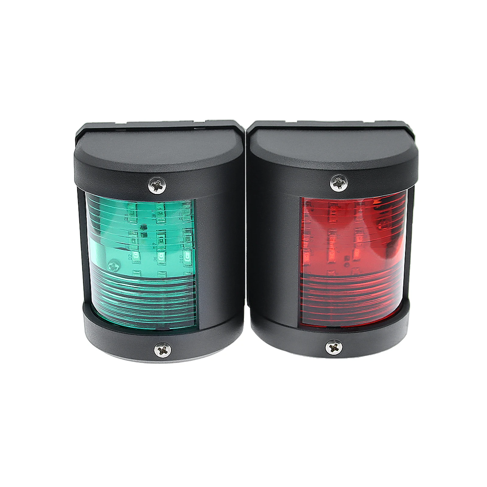 1PCS Boat Navigation Light 12V/24V Marine Yacht Signal Light Warning Sea Sailing Running for Boat Yacht Green,Red LED Optional