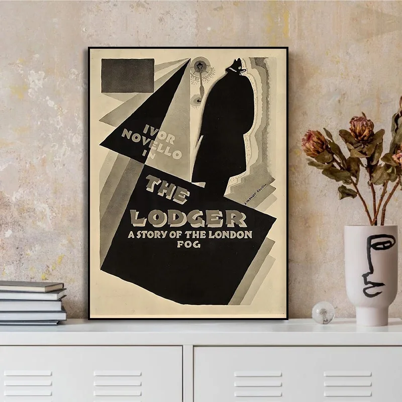 Vintage Film Noir Series Poster Print Canvas Art Pictures Home for Living Room and Bedroom Modern Wall Decor Frameless Painting