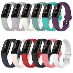 Soft Silicone Bracelet for Fitbit Luxe Wrist Strap Replacement Wristband For Fit bit Luxe Waterproof Sport Watchband Accessories