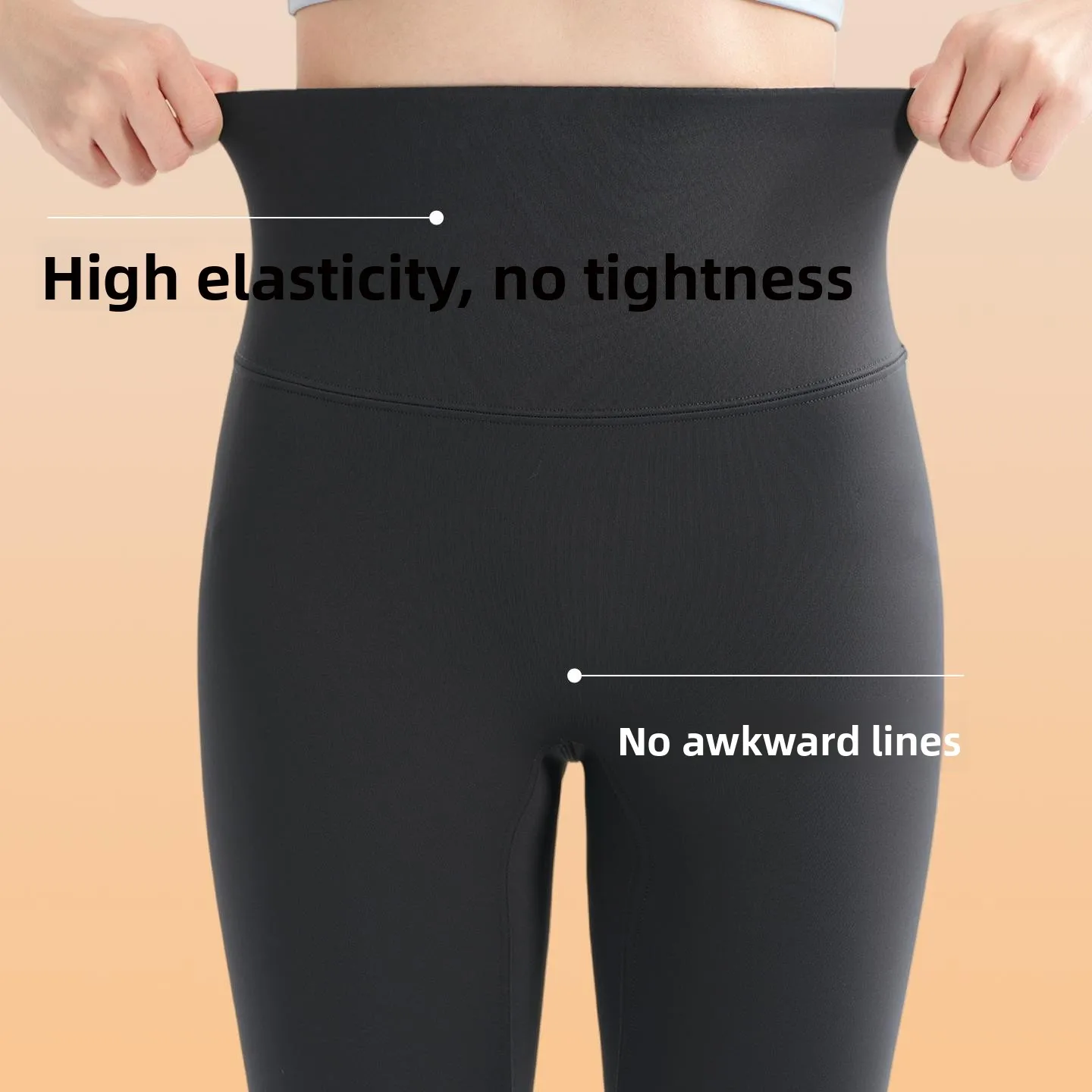 Thiened Fce اليوغا السراويل عالية الخصر طماق طويلة المرأة الخريف الشتاء الدافئة تابوت الجلد السراويل عادية نقية التجارة الإلكترونية