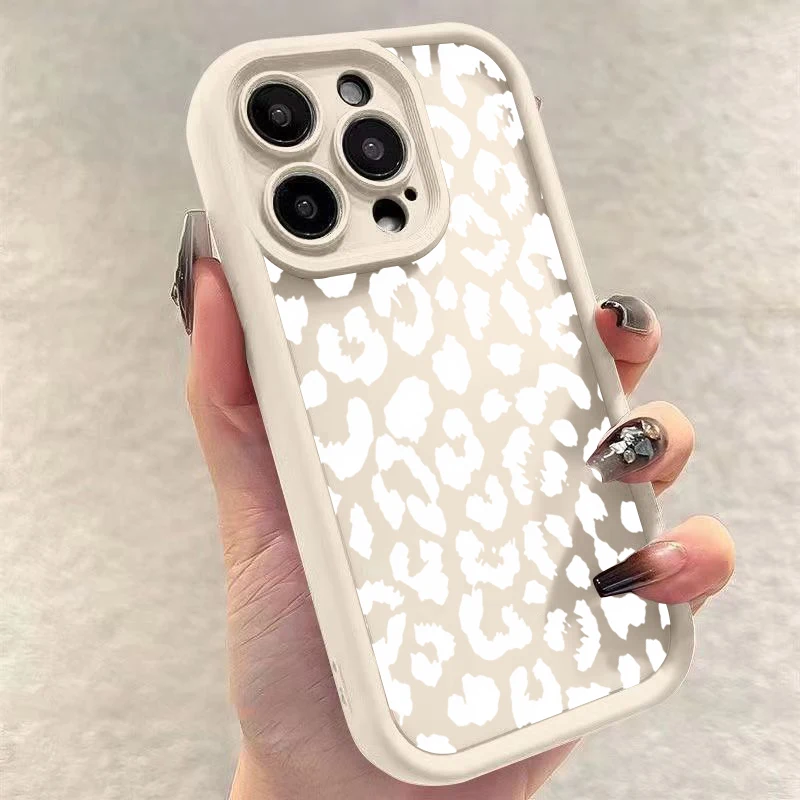 Leopard Print Shockproof Phone Case for Xiaomi 14T Pro 13T 12T Cases Xiaomi 15 14 13 12 11 Lite 5G Soft Protective Back Cover - view 5