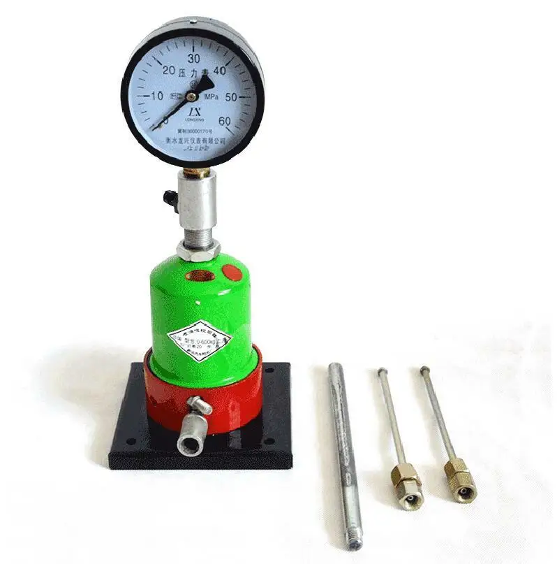 Manual Injector nozzle tester Diesel fuel injector Checker Pressure tester 60Mpa