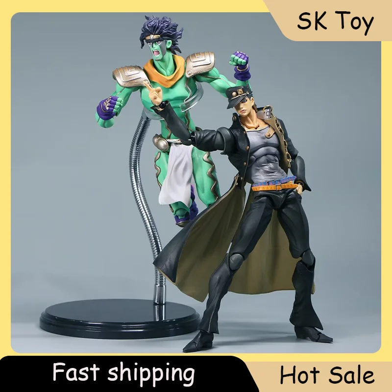 조조의 기묘한 모험 애니메이션 피규어 Kujo Jotaro 액션 피규어 스타 플래티넘 이동식 모델 장식품 선물 컬렉션