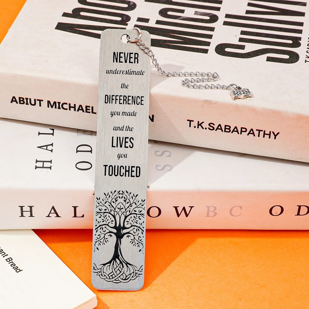 

Metal Bookmark - Tree of Life Stainless Steel Bookmark Exquisite Gift for Women Bookworms Book Lovers Book Decoration