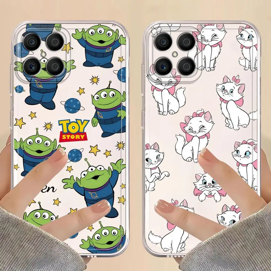 Мягкий чехол для телефона Mary The Cat The Alien для Honor X8b X7b 90 Lite X9b X8a X8 X9a