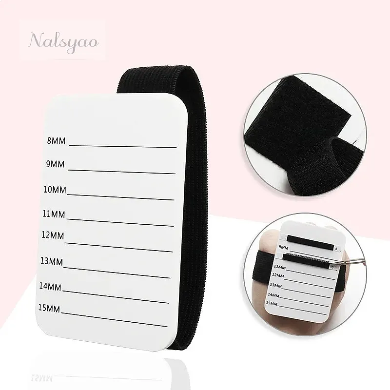 Acrylic Eyelash Display Palette Grafting False Lashes Pallet Bandage Lash Glue Pad Stand Holder Extension Makeup Tools