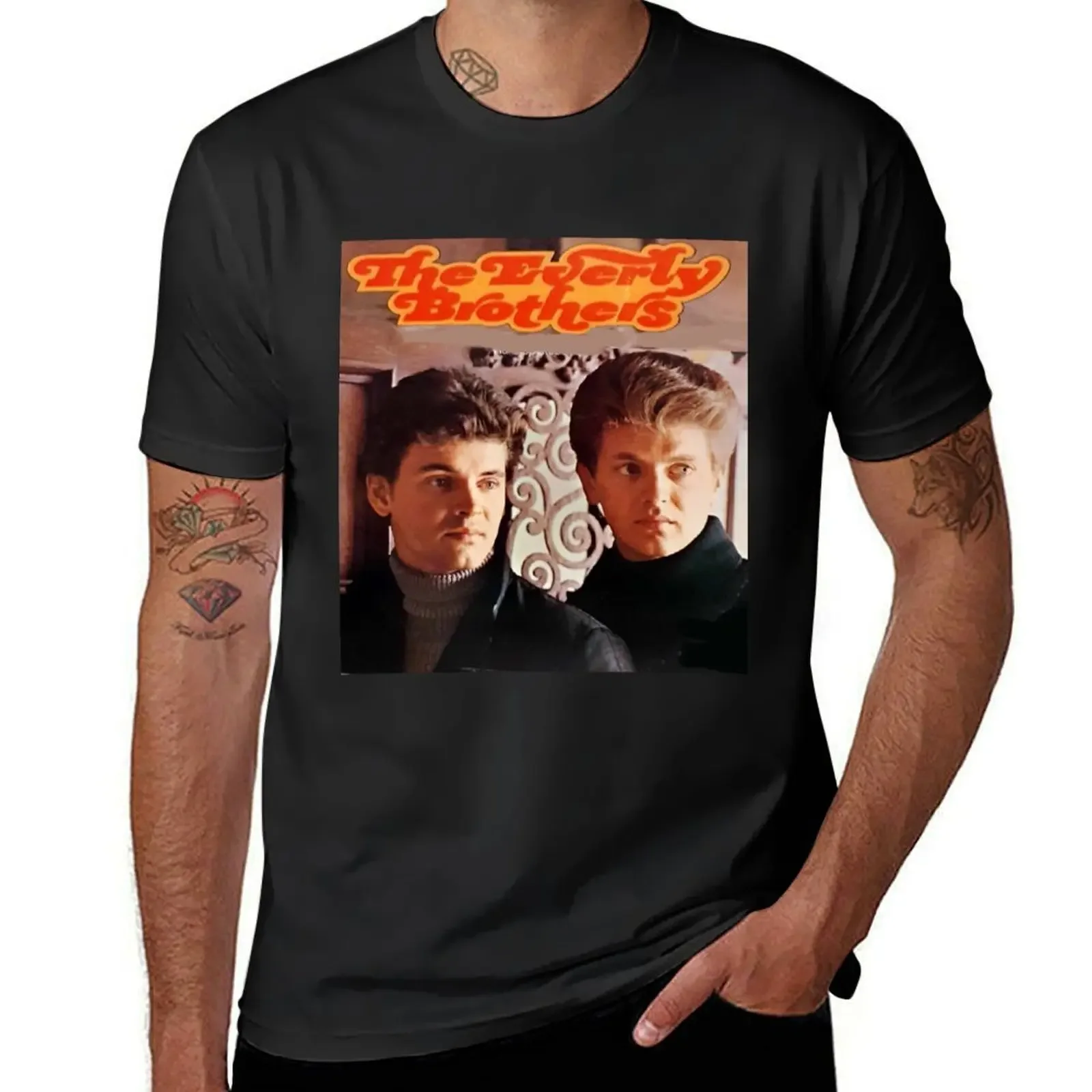 Everly Brothers, Rockabilly, Rock and Roll, The Everly Brothers, lp, record, vinyl T-Shirt sublime black t shirts for men