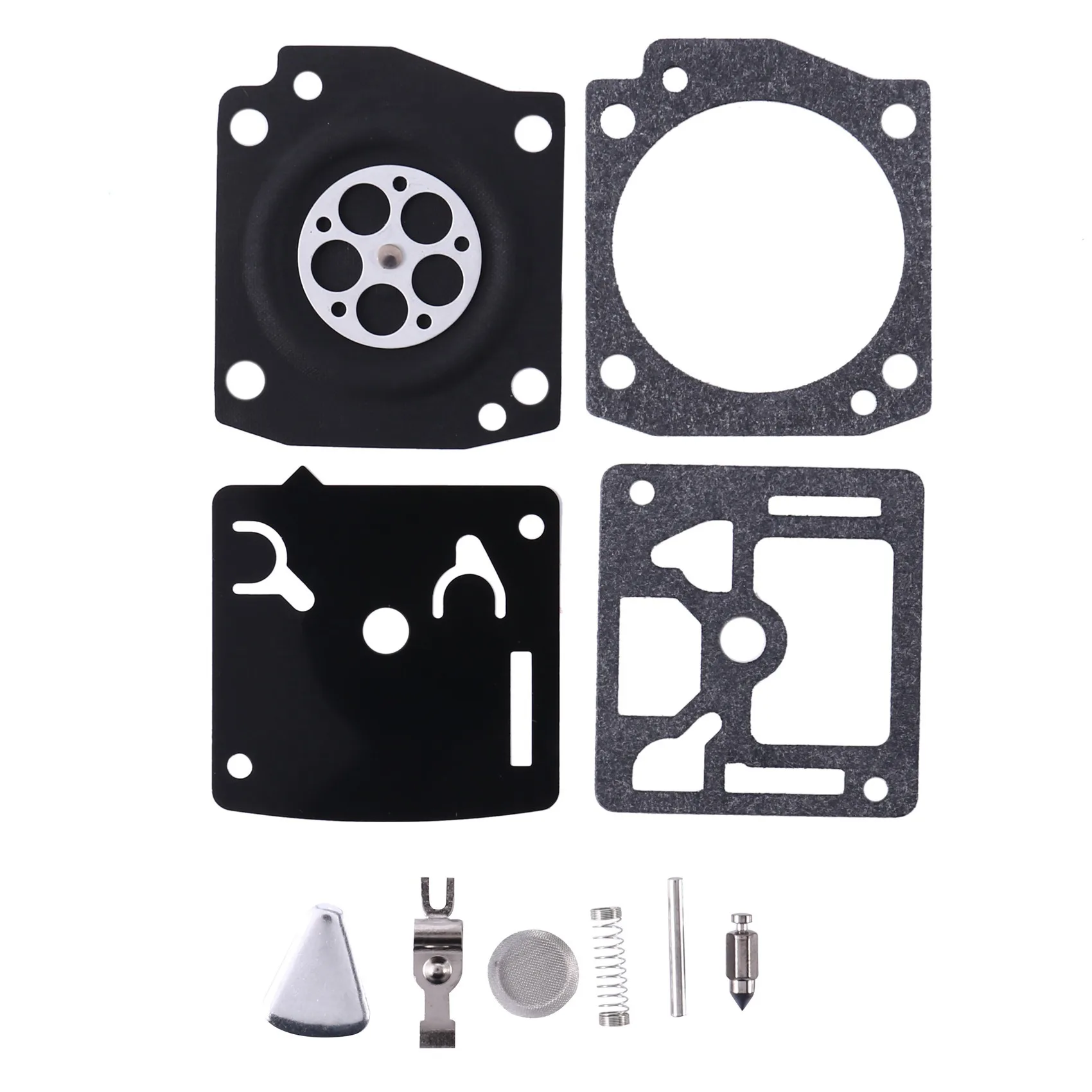 5 unids/lote Kit de diafragma de reconstrucción de reparación de carburador para Husqvarna 362 365 371 372 Walbro tipo motosierra reemplazar pieza de repuesto