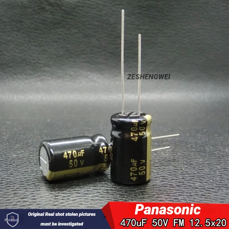

10P-20P 150 В 470 мкФ Panasonic FM 470 мкФ 50 В оригинальный аудиоэлектролитический конденсатор лихорадки высокая частота низкое сопротивление 12,5*20 мм