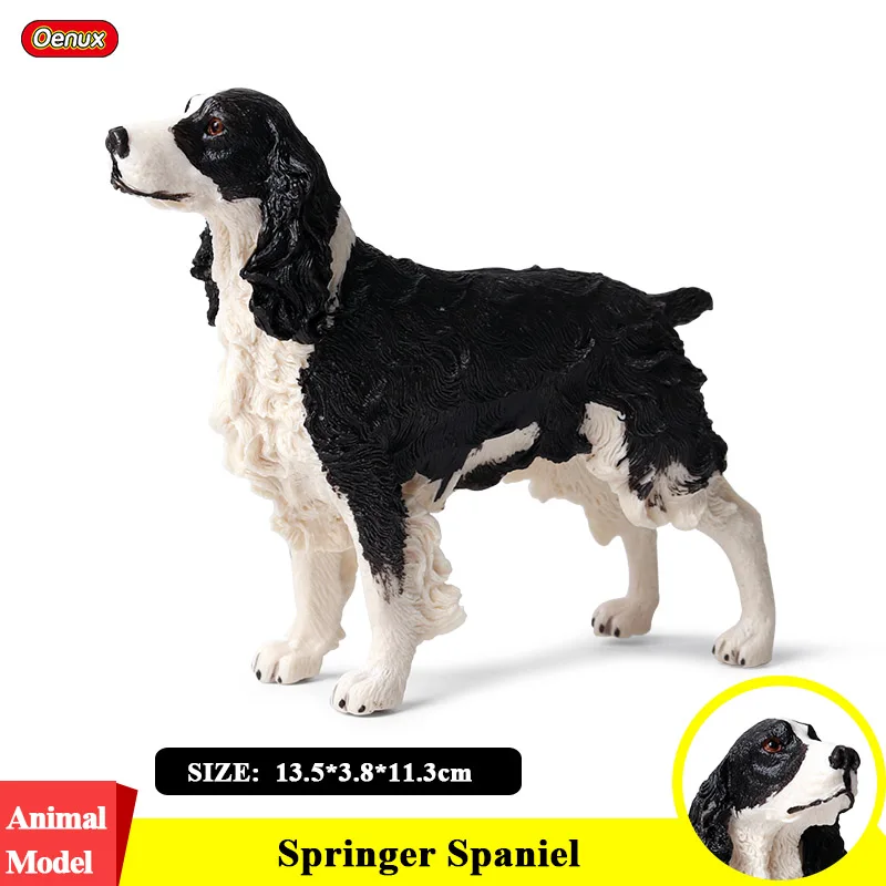 

Classic English Springer Spaniel Action Figures Pet Dog Animals Model PVC Educational Lifelike Kids Toys