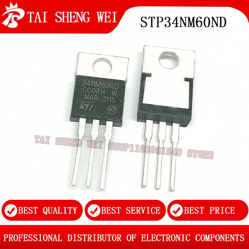 

5 шт. STP34NM60ND 34NM60ND STP34NM60N 29A 600 В TO-220