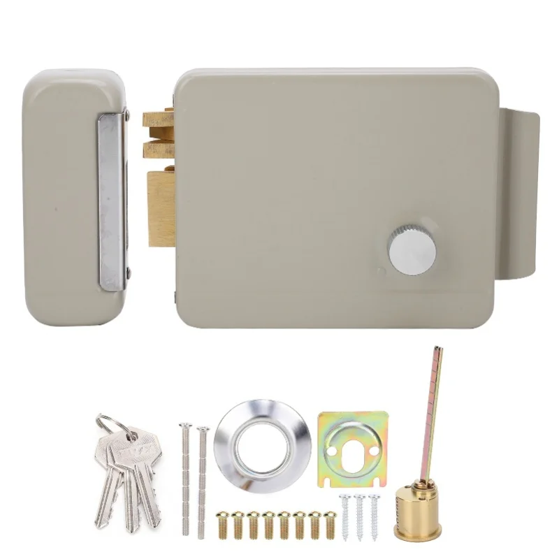 9-12V Electric Door Strike Lock Door Access Control 2-Wire Electromagnetic Locks For Community