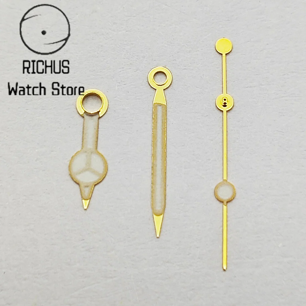RICHUS NH35 Hands Green Luminous Watch Hands Fit NH35 NH36 ETA 2824 2836 Miyota 8205 8215 Mingzhu DG2813 3804 Automatic Movement image 5