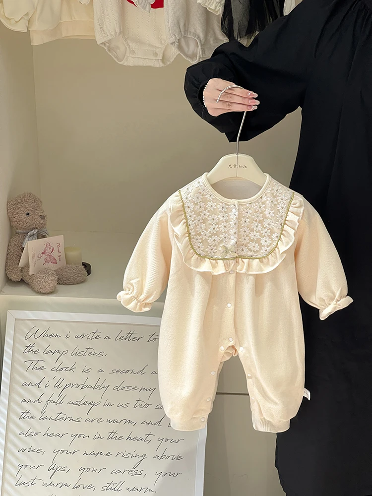 

Newborn Baby Outfit Long Sve Onesie Spring Autumn Cotton Clothes Princ Sle 00 Days Old Baby Clothes Infant Clsuit