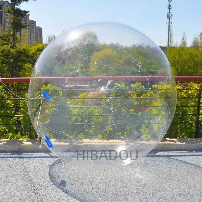 Bola de caminhada na água bola zorb bola de dança inflável bola de hamster humano bola de caminhada na água 2m tpu claro inflável bola zorb de água