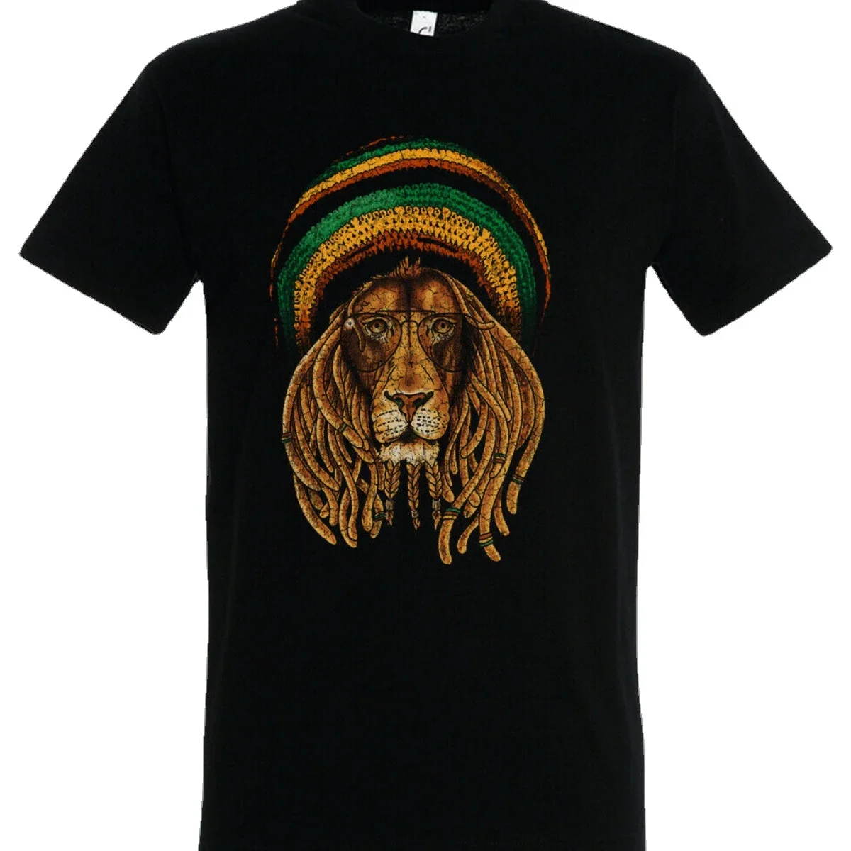 

Rasta Jah Babylon Irie Ska Jamaica Reggae Rastafari Lion T-Shirt. Summer Cotton Short Sleeve O-Neck Mens T Shirt New S-3XL