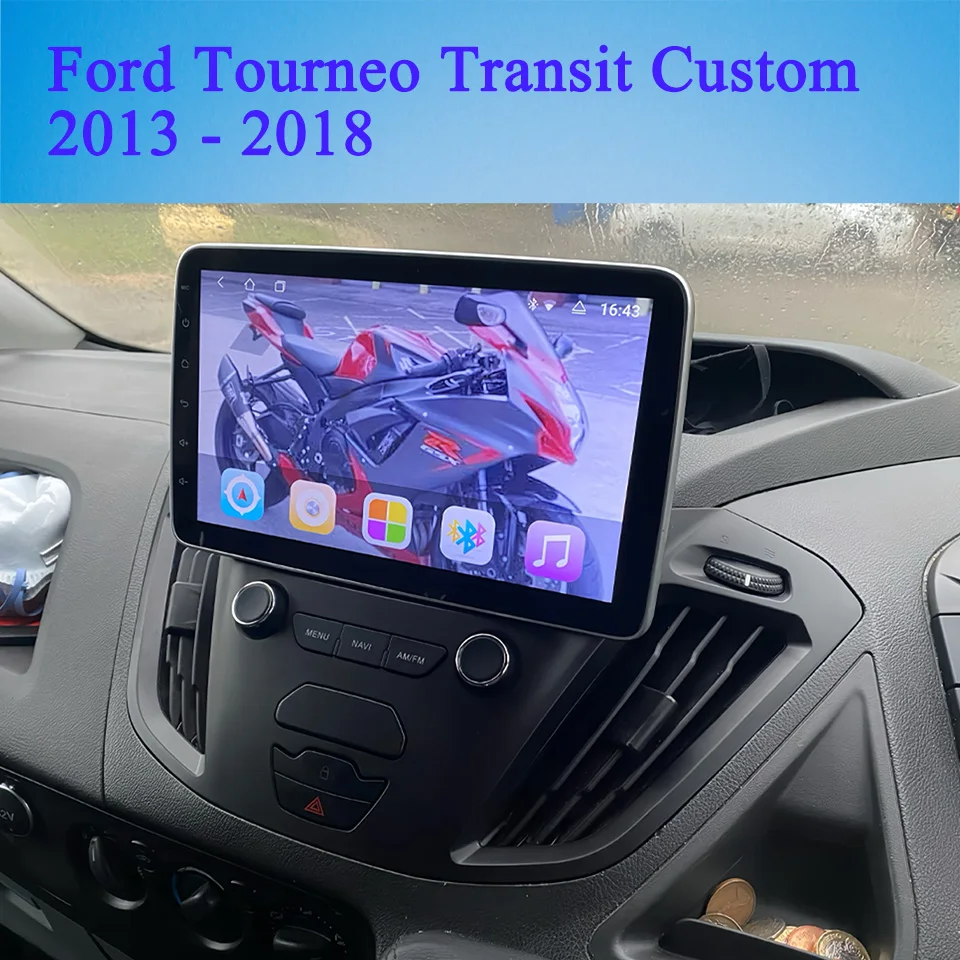 For Ford Tourneo Transit Custom 2013 2015 2017 2019 Car Autoradio Video Audio A/V DVD Cassette GPS Navigation Head Unit 4G Sim