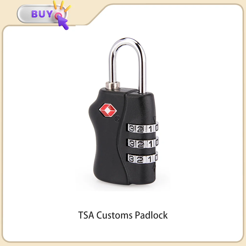 

Suitable For S829 Original Baggage Customs Lock Luggage Accessories Combination Lock Simple Portability Anti-theft Security