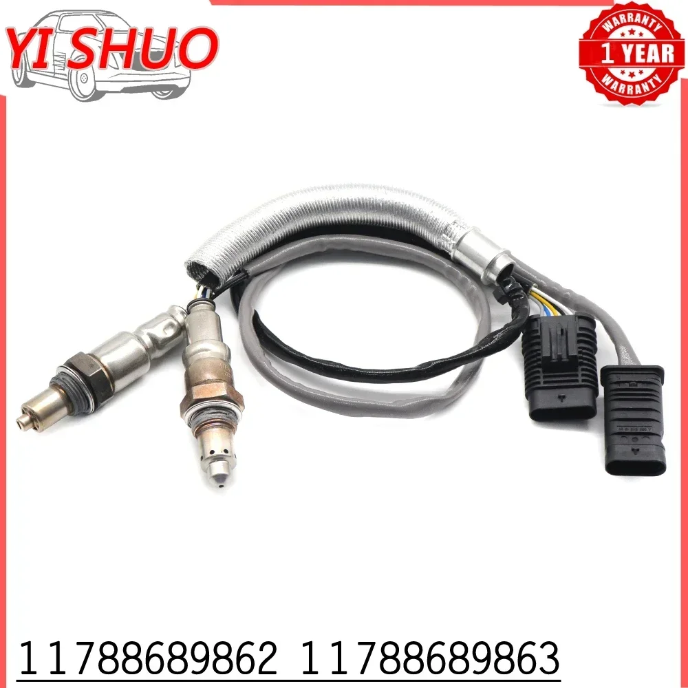

Car Front Rear Air Fuel Ratio Lambda O2 Oxygen Sensor for BMW X3 X5 540i 740i 840i M340i 2019-2023 11788689862 11788689863