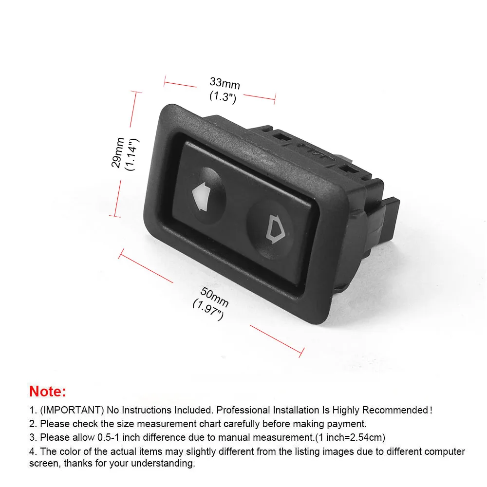 Universal 6pin 12-24V 10A-30A Auto Elektrische Fenster Schalter Taste Abdeckung Auto Power Controller Kippschalter auto Zubehör – Detail 6