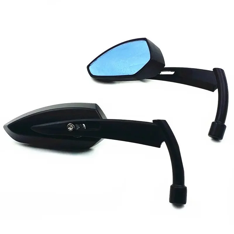 Motorcycle Mirrors Black 8mm 10mm Rearview Mirrors Scooter Offroad Dirt bike Chopper Cafe Racer Old School Street bike