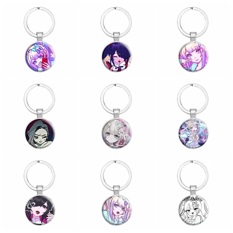 Cute Anime Needy Girl Overdose KeyChain OMG Kawaii KAngel Ame Cartoon Keyring Bag Accessories Decor Key Ring Fans Collect