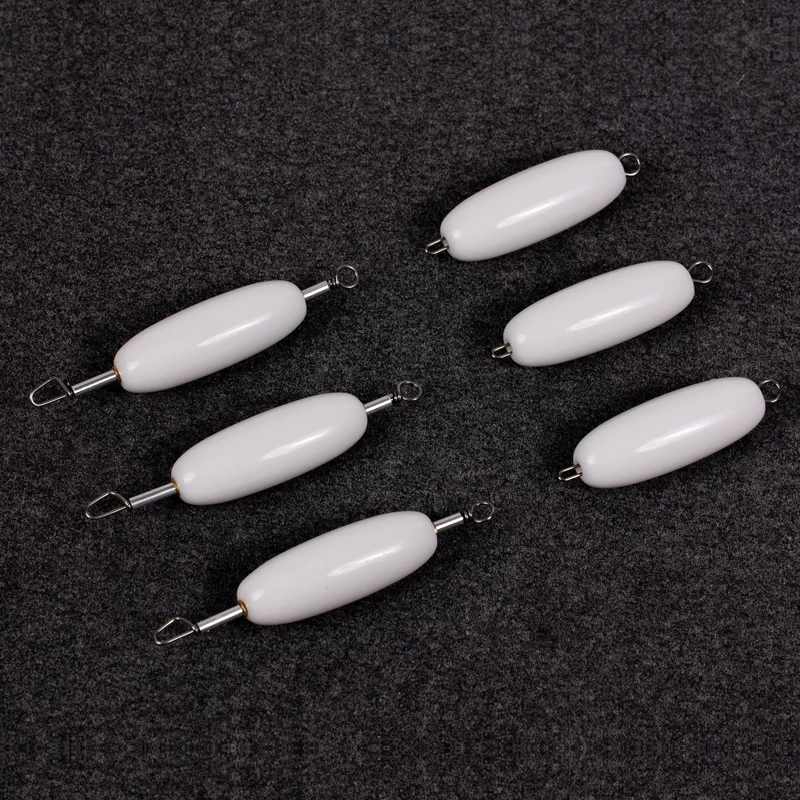 6PCS 2.2/3.8/2.5/4/6.5g Outdoor Slow Sinking/Floating Fishing Lure Casting Aid Ultralight Long Range Fly Hook Assistant Parts