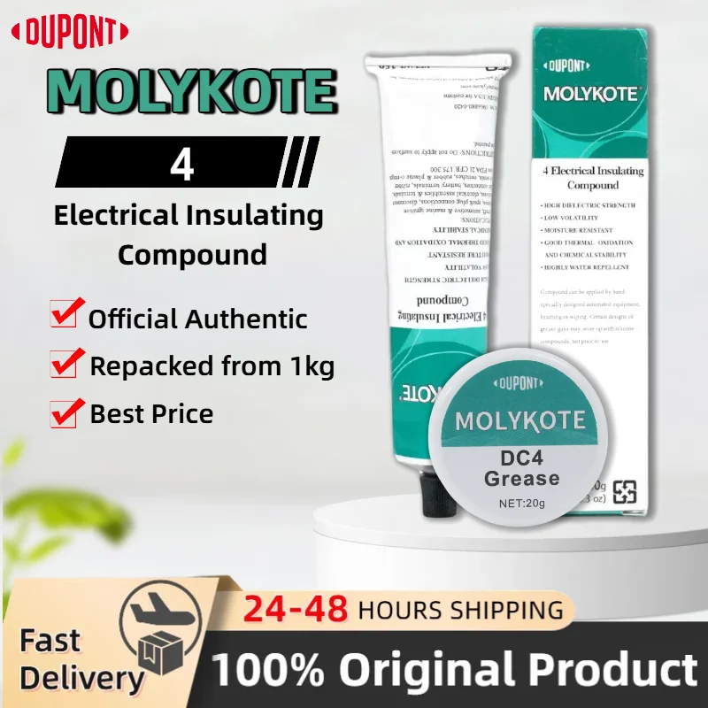 Original Dow Corning Molykote DC-4 Electrical Insulating Compound High Dielectric Strength Electrical Insulating Grease