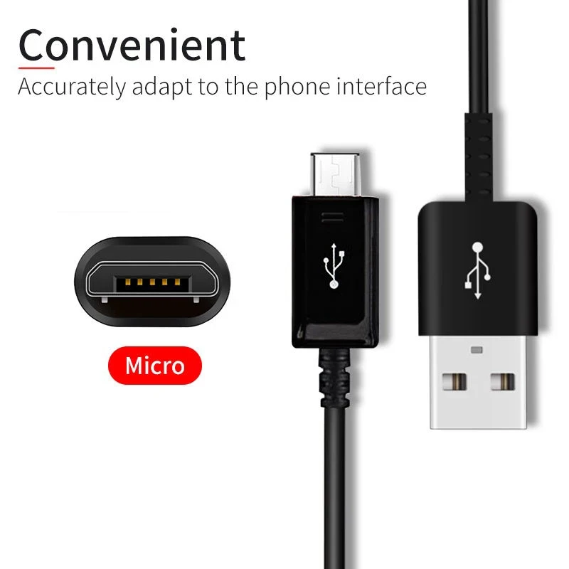 Samsung 1M/1,5M 2A Micro-USB-Kabel Schnelllade-Datenkabel für Galaxy S6 S7 Edge Note 4 5 J3 J4 J6 J5 A5 A7 2015 Kabel – Detail 2