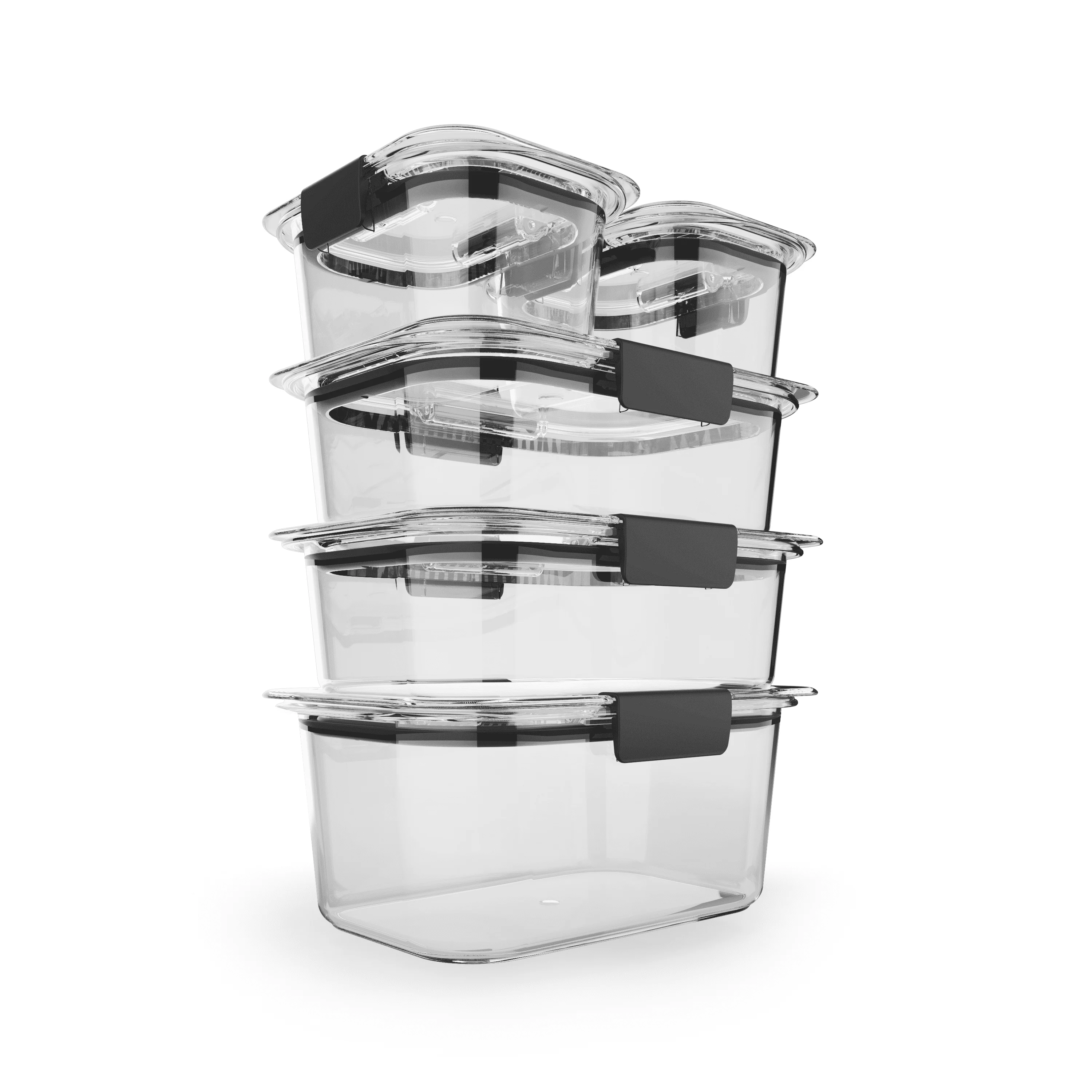  Brilliance® 10-Piece Set, Clear and Airtight Food Storage Containers