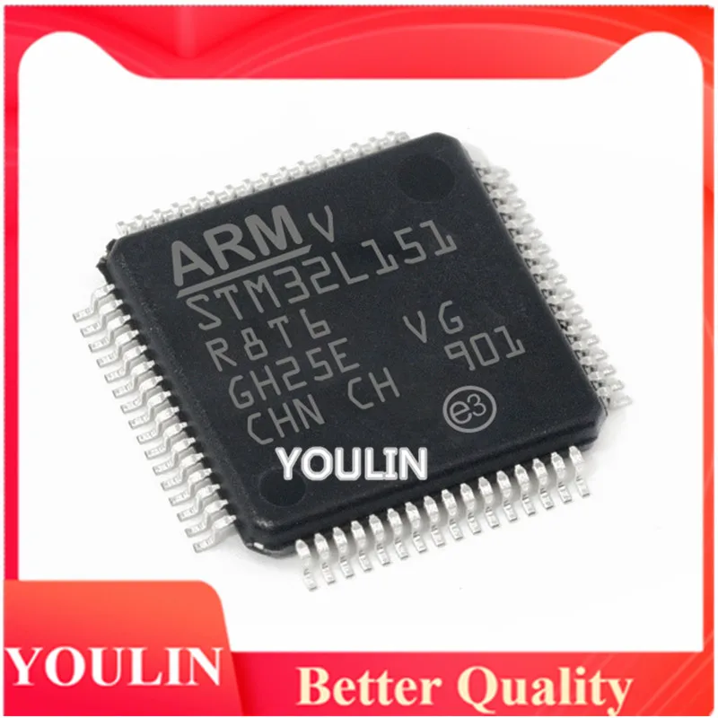 3pcs Brand new original genuine STM32L151R8T6 LQFP-64 32-bit microcontroller MCU single chip