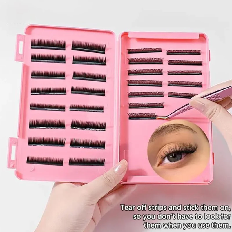 Large-capacity False Eyelashes Dustproof Storage Box Snap Design Travel Empty Lashes Holder Case Lash Display Organizer