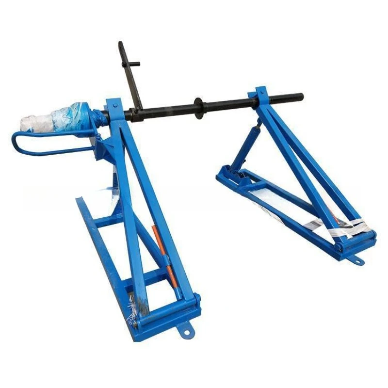 Combined cable pay-off frame 3 tons hydraulic pay-off support frame hydraulic tension pay-off frame