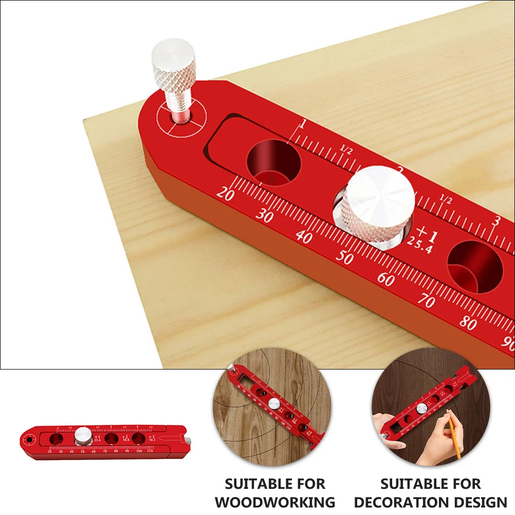 1 قطعة النجارة التعميم الكاتب مقياس قابل للتعديل سبائك الألومنيوم بمناسبة أداة دقيقة خفيفة الوزن للنجارة المهنية