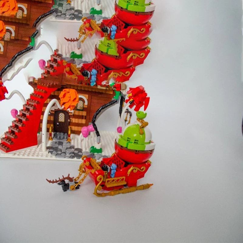 1331pcs MOC Whoville Grinch Dollhouse Seasonal Christmas Creator Model Toys Building Blocks Construction Christmas Gifts Brick