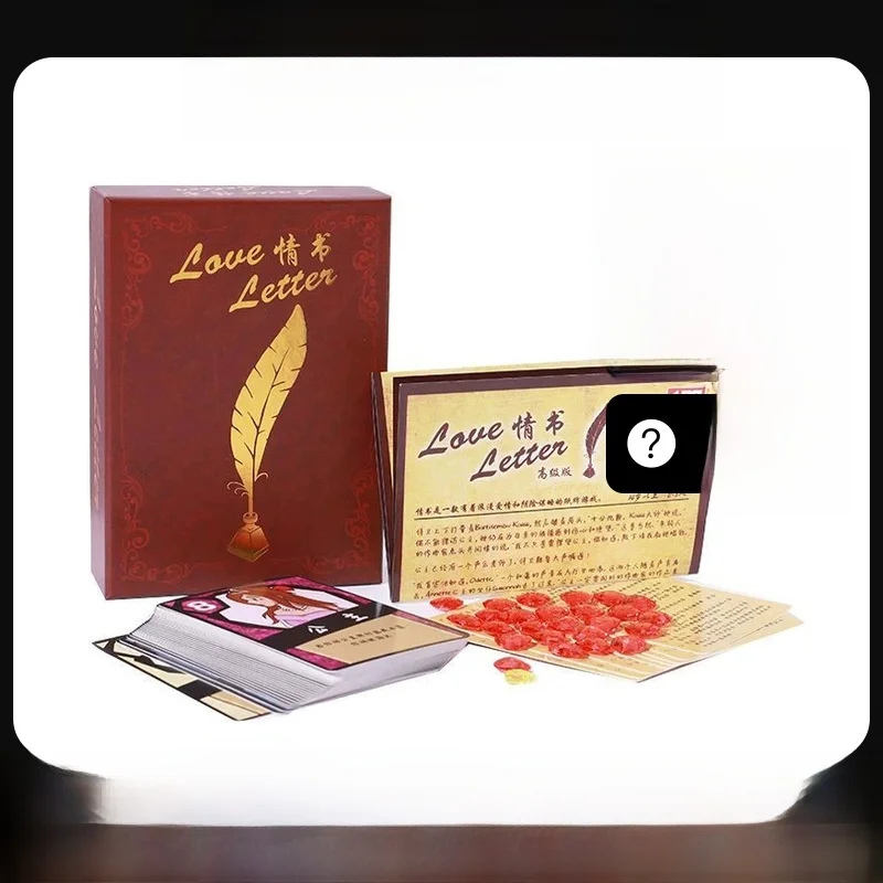 

Luxury Edition Tabletop Game Love Letter Chinese Version Party Casual Game Expansion Pack Included Card Game for Adults