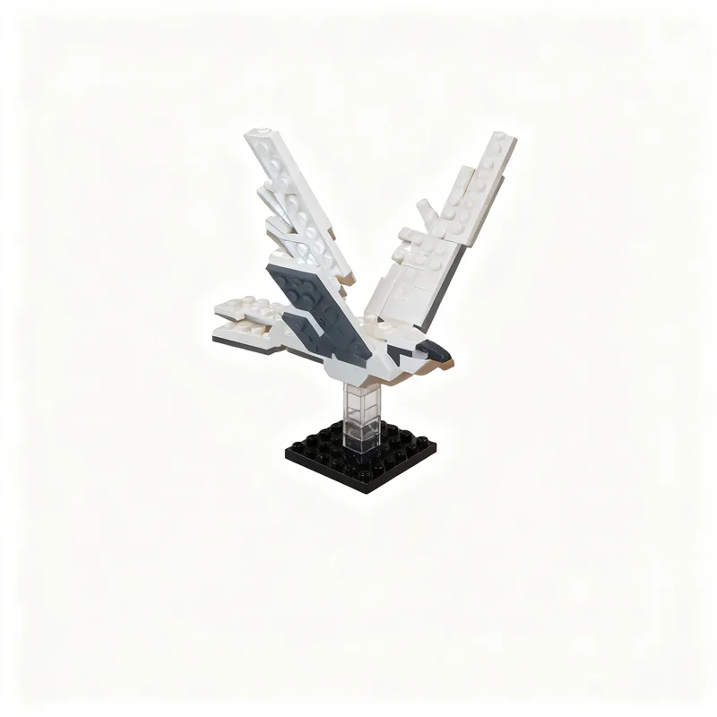 104 stuks MOC Classic The Flying Dove La Colombe Volante Modelbouwstenen Constructiespeelgoed Idee Kerstcadeaus Onderwijs