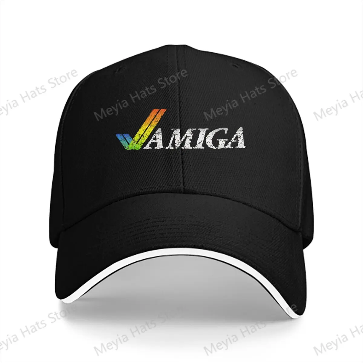 Amiga Commodore Amiga 500 Multicolor Hat Peaked Women's Cap Personalized Visor Protection Hats