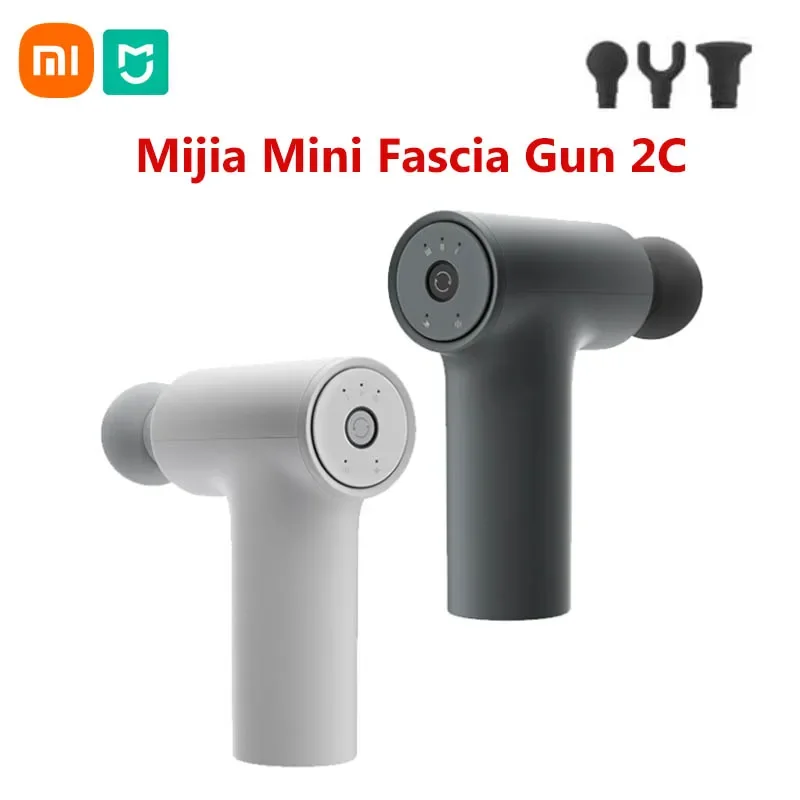 Original Xiaomi Mijia Mini Fascia Gun 2C Thrust 12kg Smart Gear Memory 350g Portable 2500rpm High Speed  Massager Abstract Heat